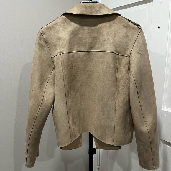 Nude Khaki suede jacket SIZE S - Picture 6 of 6